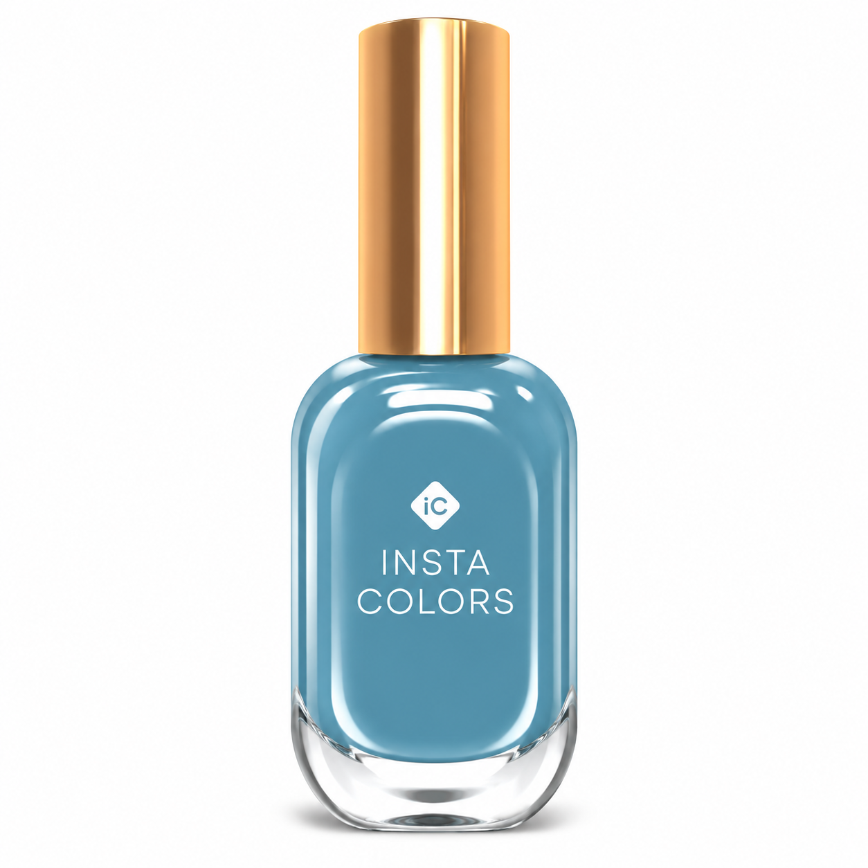 Insta Colors Bluish Island Nail Polish – Premium Quality Blue Nail Colour with Glossy Finish