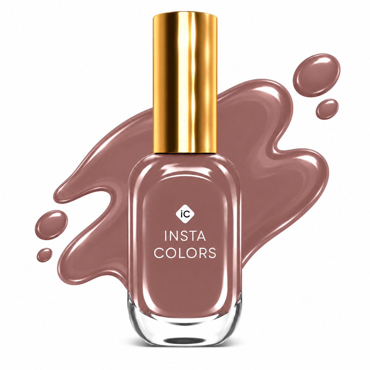 Insta Colors Coffee Brown Nail Polish – Premium Brown Nail Colour for a Rich Glossy Manicure