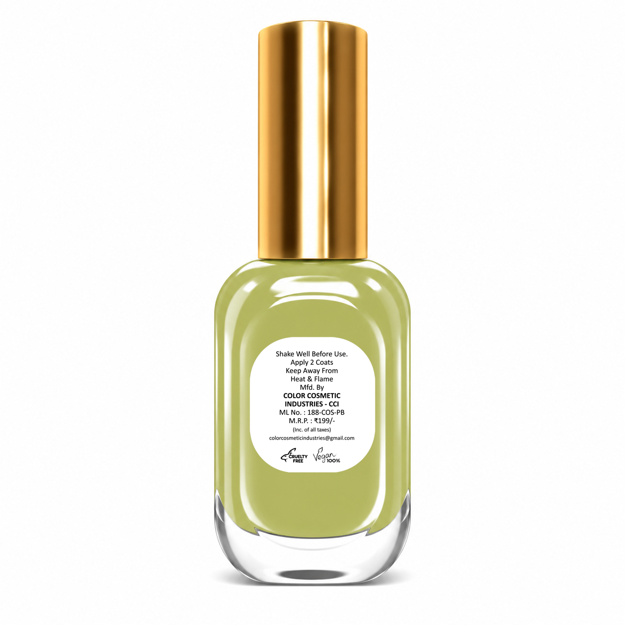 Insta Colors Dream Catcher Nail Polish – Premium Lime Green Nail Colour with Glossy Finish