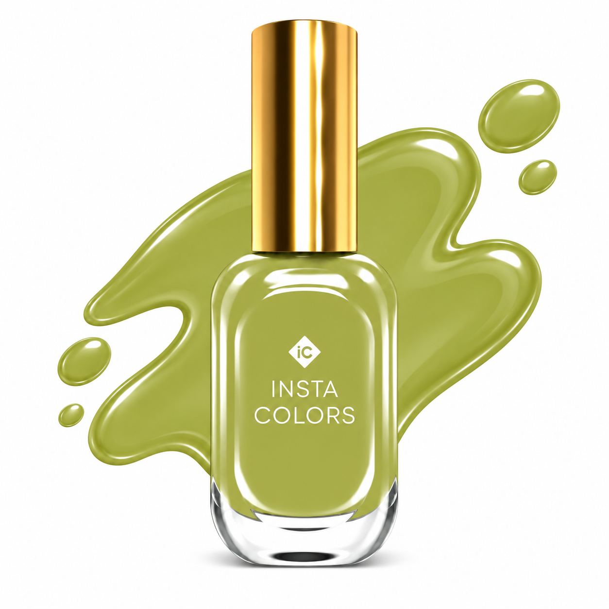 Insta Colors Dream Catcher Nail Polish – Premium Lime Green Nail Colour with Glossy Finish