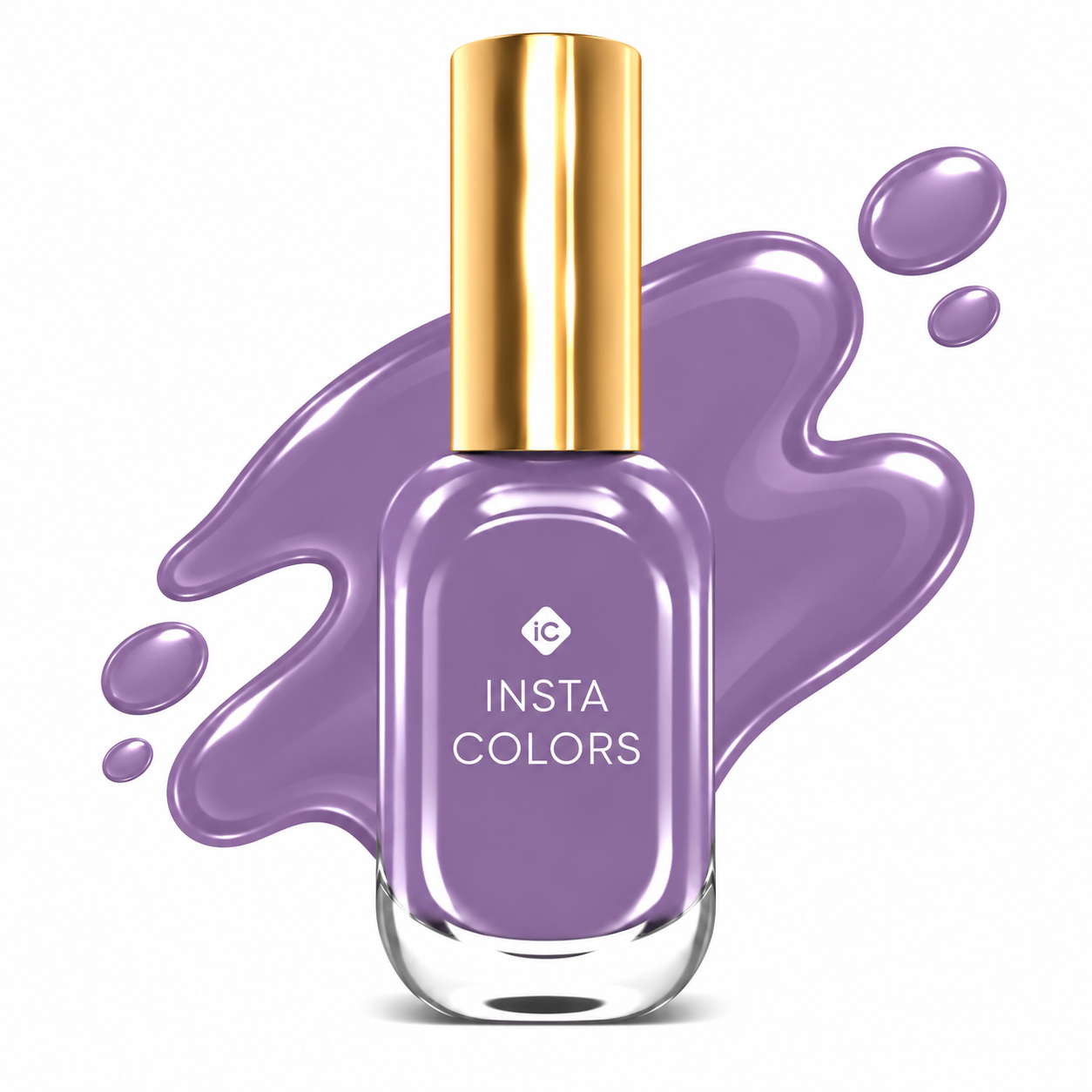 Insta Colors Purple Nail Polish – Premium Quality Purple Nail Colour with Smooth Glossy Finish