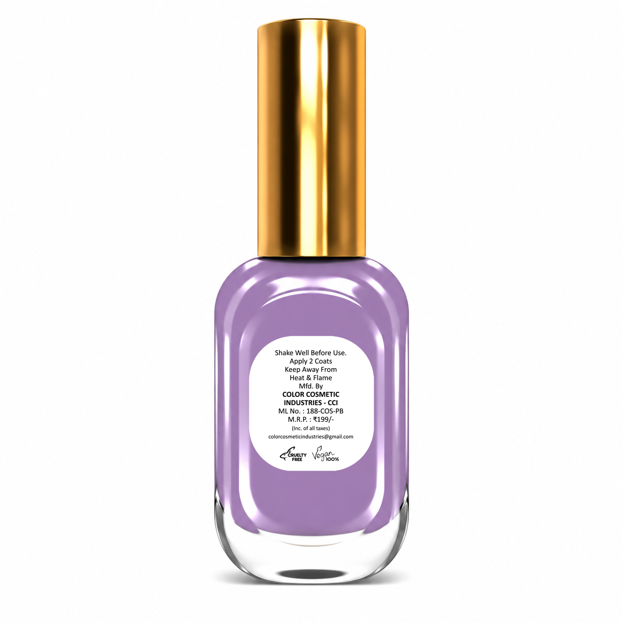 Insta Colors Plum Nail Polish – Premium Plum Nail Colour with Rich Glossy Finish