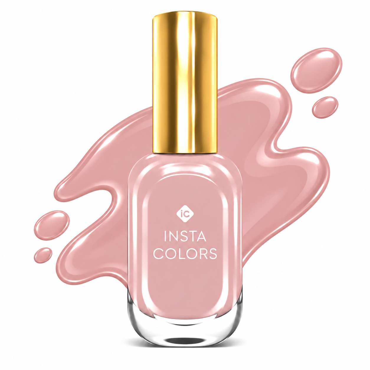 Insta Colors Nude Pink Matt Nail Polish – Premium Nude Pink Nail Colour with Elegant Matte Finish