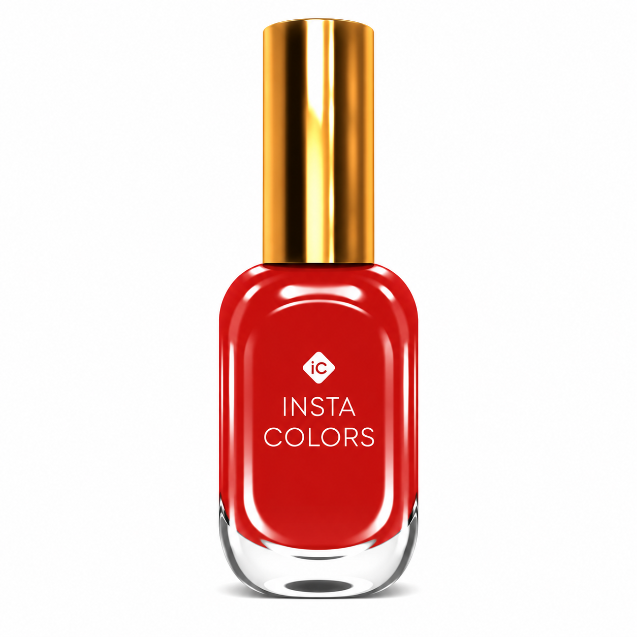 Insta Colors Red Cool Nail Polish – Premium Red Nail Colour with Smooth Glossy Finish